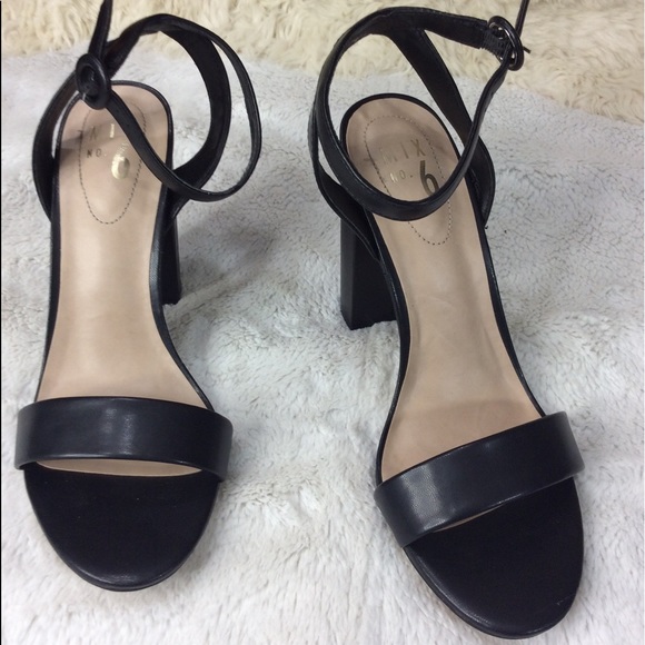 🎁Mix no.6 CAMIAN SANDAL Block Heel Sandals Size 9 - Picture 3 of 8